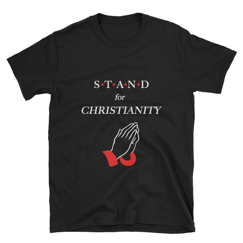 STAND- Christianity Red Short-Sleeve Unisex T-Shirt
