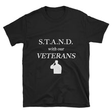 Load image into Gallery viewer, STAND- Veteran Plain Short-Sleeve Unisex T-Shirt