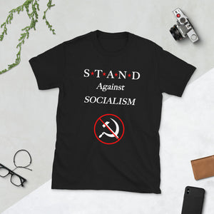 Against Socialism Short-Sleeve Unisex T-Shirt