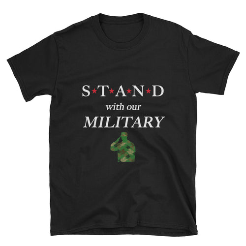 STAND- Military Camo Short-Sleeve Unisex T-Shirt