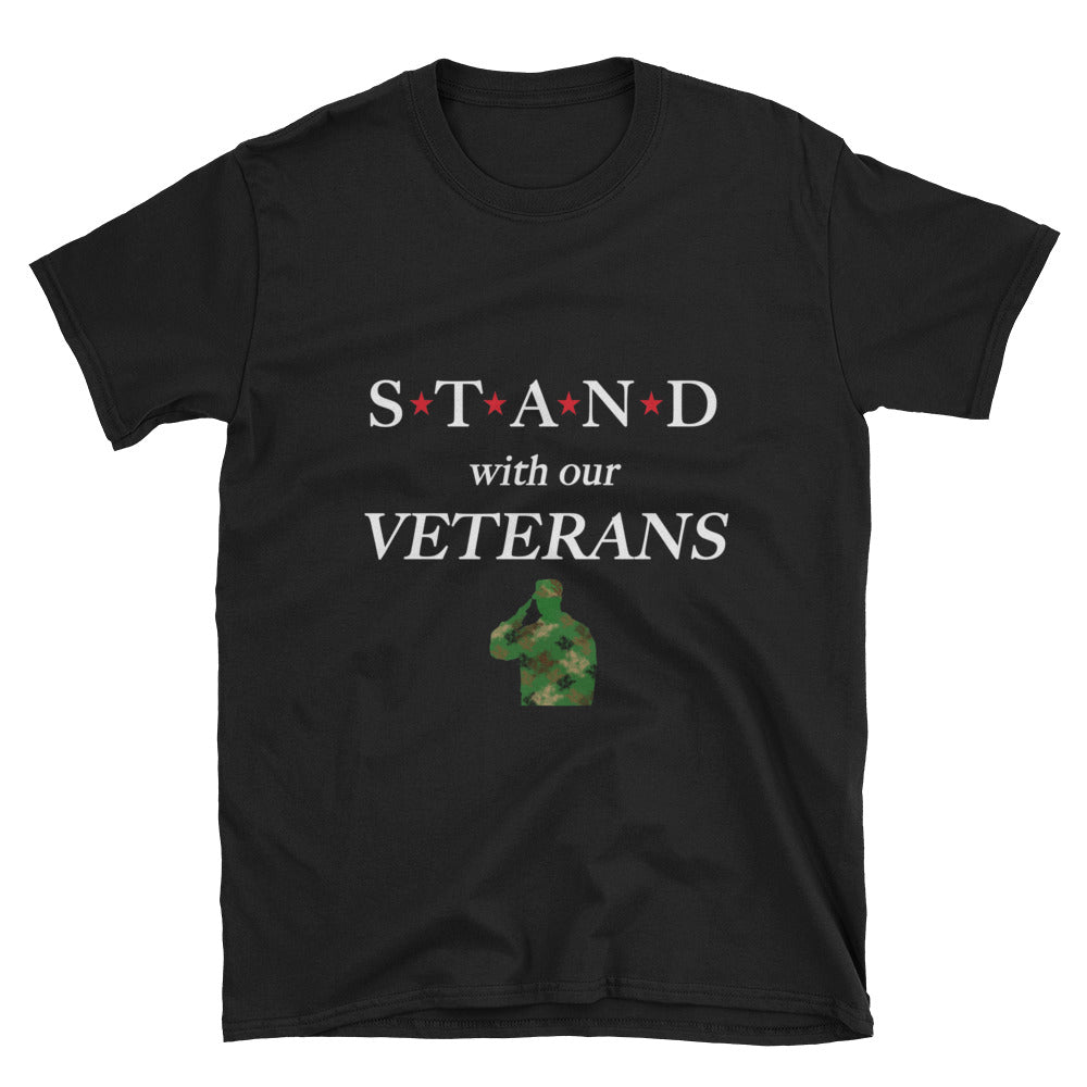STAND- Veteran Camo Short-Sleeve Unisex T-Shirt