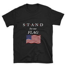 Load image into Gallery viewer, STAND- Flag Star Short-Sleeve Unisex T-Shirt