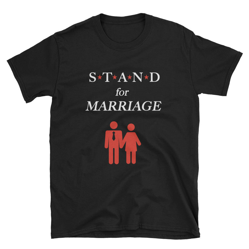 STAND- Marriage Red 3 Short-Sleeve Unisex T-Shirt