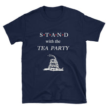 Load image into Gallery viewer, STAND- Tea Party White Short-Sleeve Unisex T-Shirt