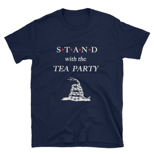 STAND- Tea Party White Short-Sleeve Unisex T-Shirt